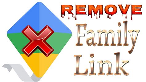 How do I remove family link when my child turns 13?