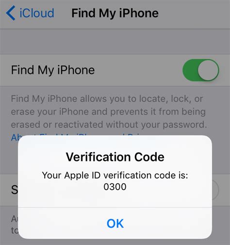 How do I remove my verification code from my iPhone?