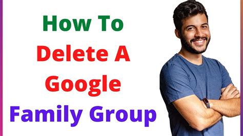 How do I remove myself from a Google family group?