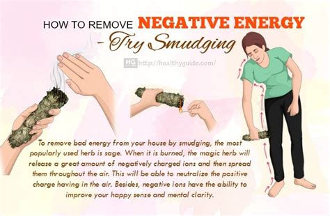 How do I remove negative energy from my body?