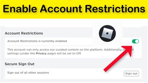 How do I remove restrictions from my Switch account?