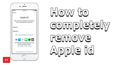 How do I remove someone's Apple ID from my iPhone?