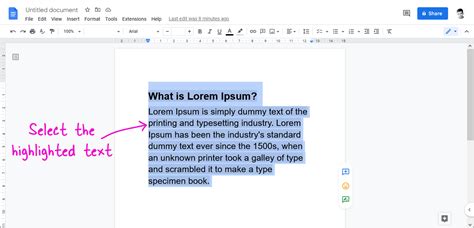 How do I remove the GREY background from copied text in Google Docs?