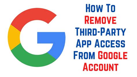 How do I remove third-party access from my Google Account?