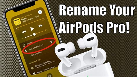 How do I rename my AirPods?