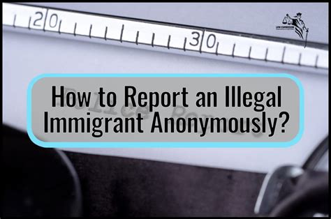 How do I report illegal workers anonymously UK?
