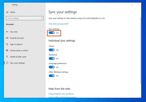 How do I reset Microsoft Sync settings?