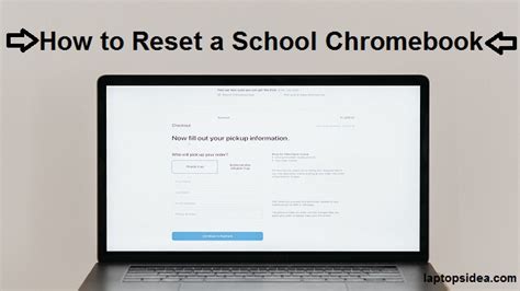 How do I reset a school managed Chromebook?