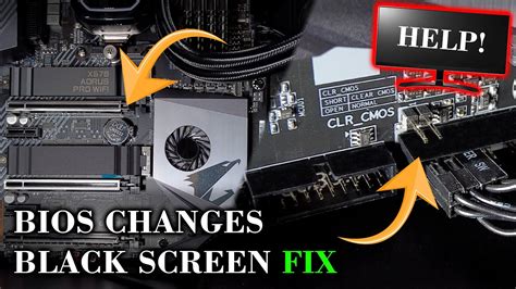 How do I reset my BIOS from black screen?