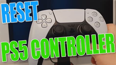 How do I reset my Bluetooth PS5 controller?