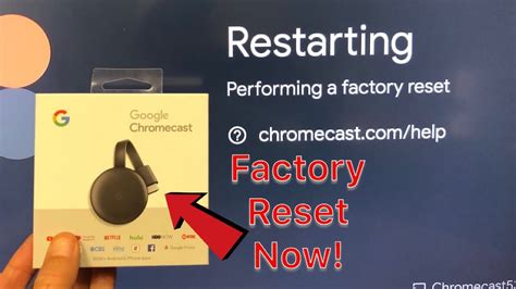 How do I reset my Chromecast?