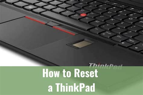 How do I reset my Thinkpad hole?