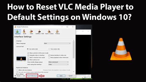 How do I reset my VLC?