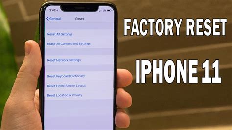 How do I reset my iPhone 11 battery?
