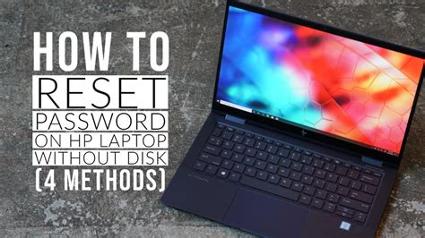 How do I reset my laptop without a password or disk?