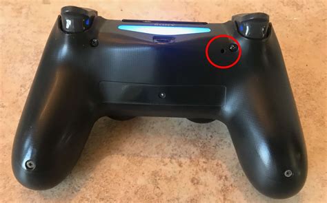 How do I reset my wired PS4 controller?