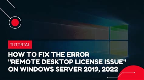 How do I resolve a Remote Desktop license issue?