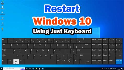 How do I restart PC with keyboard?