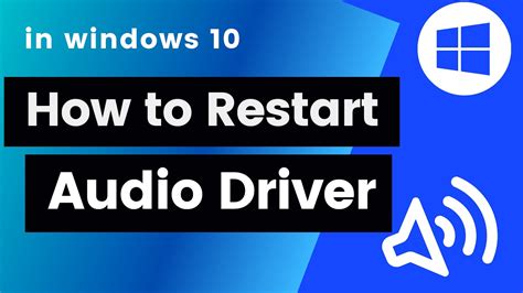 How do I restart Windows audio Service?