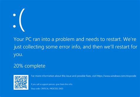 How do I restart my computer after blue screen?