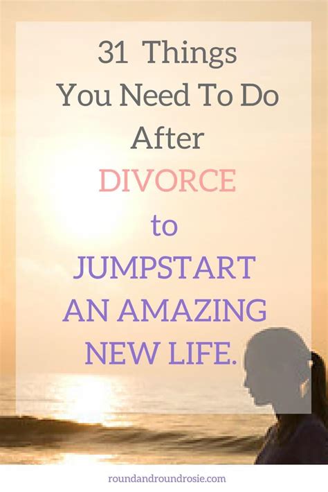 How do I restart my life after divorce?