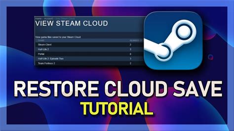 How do I restore Steam cloud saves?