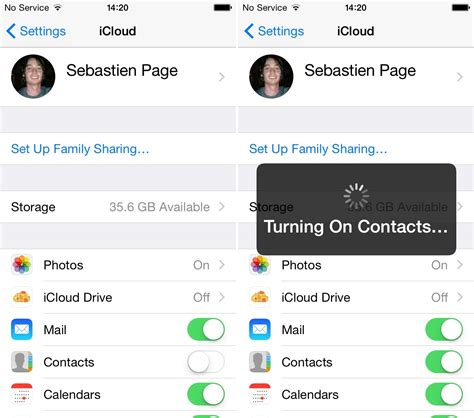 How do I restore iCloud Contacts?