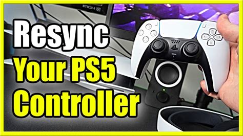 How do I resync my PS5 controller?