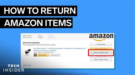 How do I return something to Amazon without replacement?