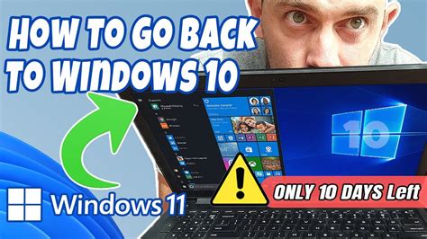 How do I roll back Windows 11 to 10 after 10 days?