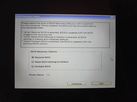 How do I run Windows recovery from BIOS?