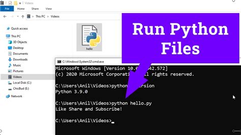 How do I run a .py file in CMD?