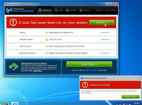 How do I run a malware scan?