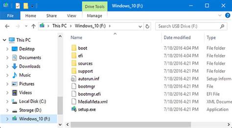 How do I run an ISO file from Windows 10 to a USB?