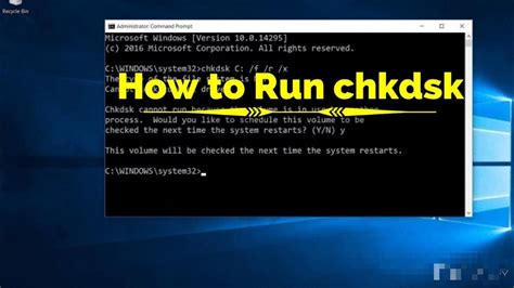 How do I run chkdsk on Windows 7?