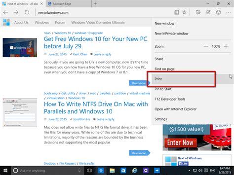 How do I save a PDF in Windows 10?