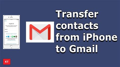 How do I save my contacts from my iPhone to Gmail?