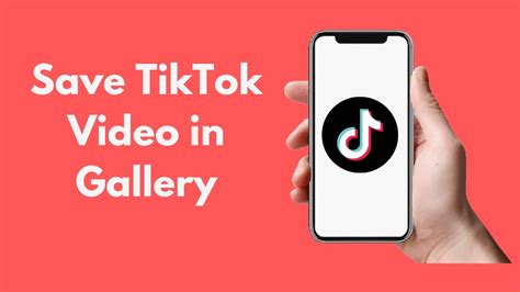How do I save pictures from TikTok to my gallery?