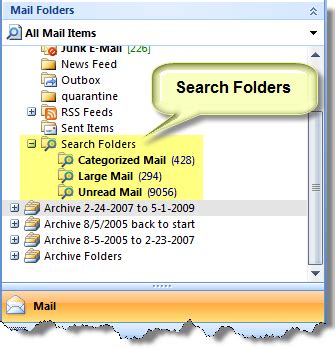 How do I search for folders?