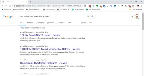 How do I search only within a website?