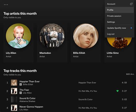 How do I see my stats on Spotify?