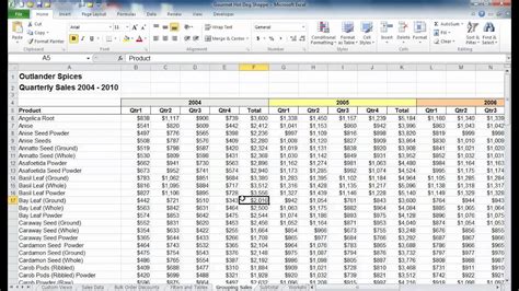 How do I select large data in Excel?