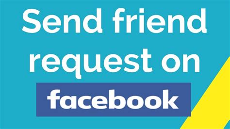 How do I send a private friend request on Facebook?