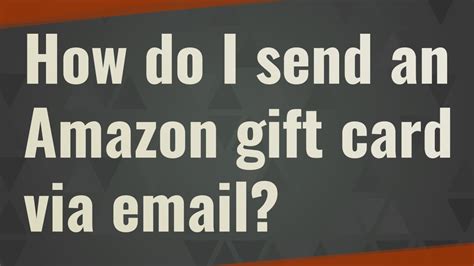 How do I send an Amazon gift without an address?
