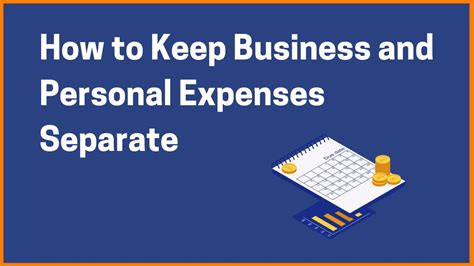 How do I separate my business money from my personal money?