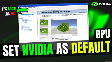 How do I set Nvidia GPU as default?