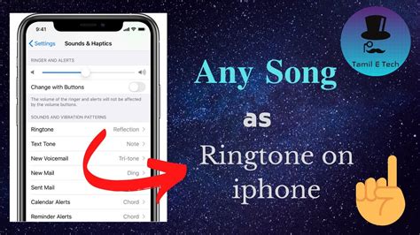 How do I set a custom ringtone on my iPhone?