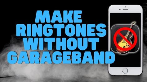 How do I set a ringtone on my iPhone without GarageBand?