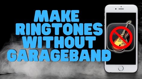 How do I set a ringtone on my iPhone without Garageband?