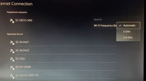 How do I set my PS5 to 2.4 Ghz?